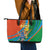 Indian Cricket Men in Blue The Champion 2025 Leather Tote Bag