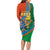 Indian Cricket Men in Blue The Champion 2025 Long Sleeve Bodycon Dress