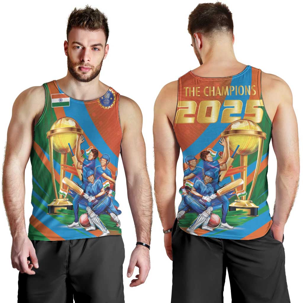Indian Cricket Men in Blue The Champion 2025 Men Tank Top
