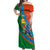 Indian Cricket Men in Blue The Champion 2025 Off Shoulder Maxi Dress