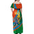 Indian Cricket Men in Blue The Champion 2025 Off Shoulder Maxi Dress