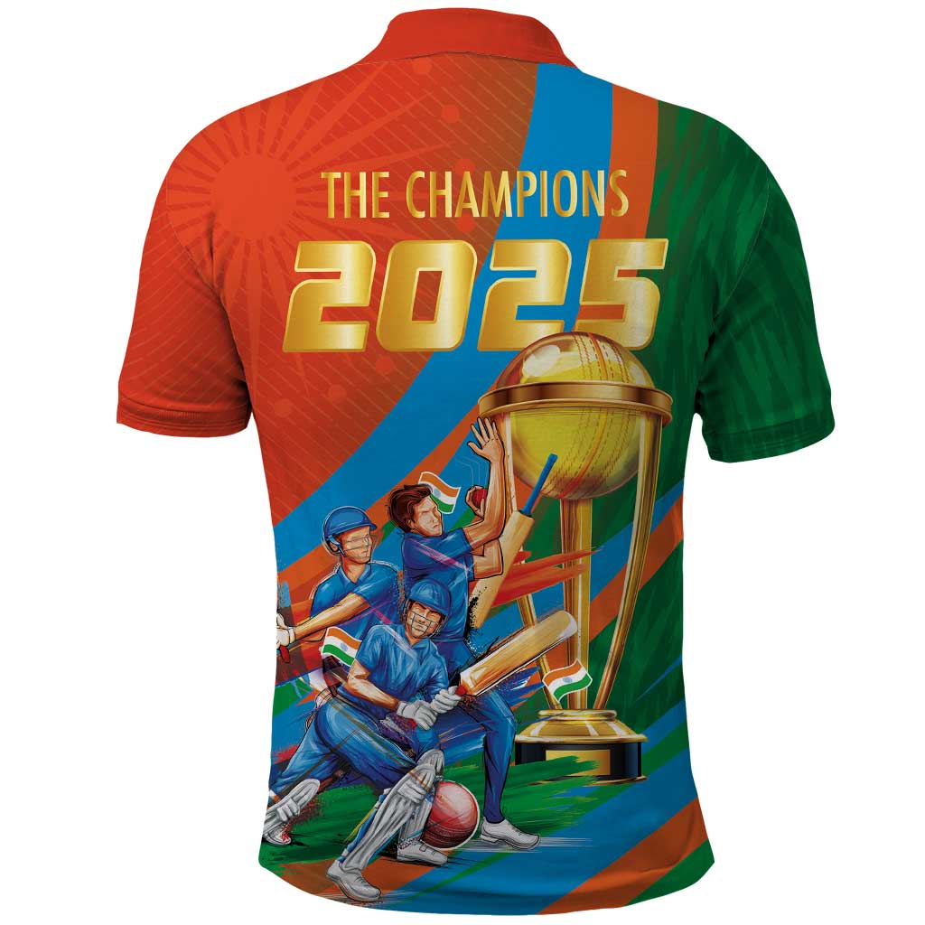 Indian Cricket Men in Blue The Champion 2025 Polo Shirt
