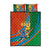 Indian Cricket Men in Blue The Champion 2025 Quilt Bed Set
