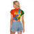 Indian Cricket Men in Blue The Champion 2025 Raglan Cropped T Shirt