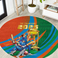 Indian Cricket Men in Blue The Champion 2025 Round Carpet