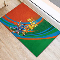 Indian Cricket Men in Blue The Champion 2025 Rubber Doormat