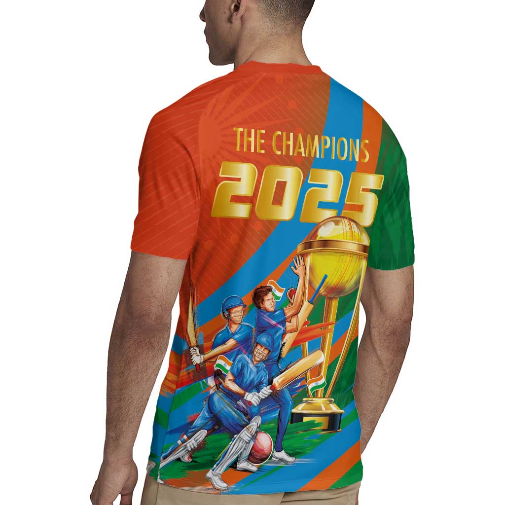 Indian Cricket Men in Blue The Champion 2025 Rugby Jersey