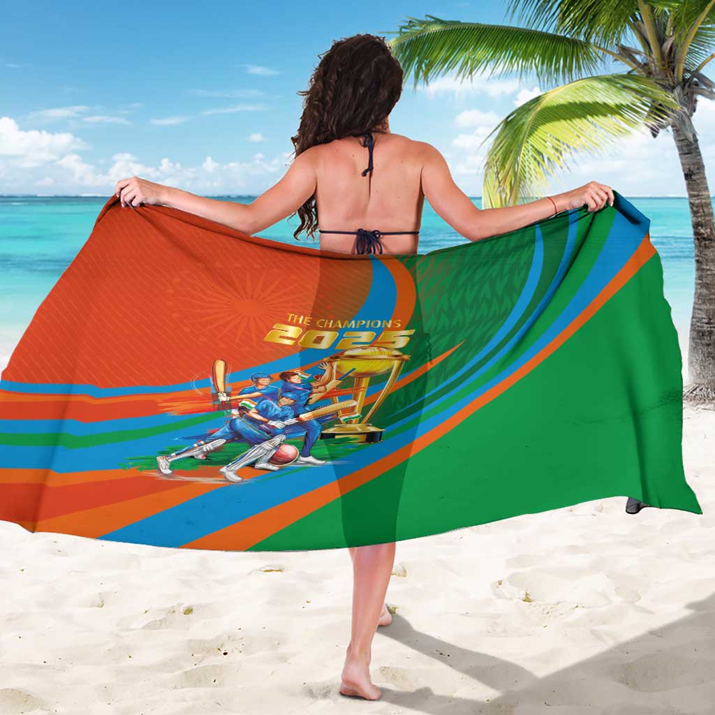 Indian Cricket Men in Blue The Champion 2025 Sarong