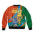 Indian Cricket Men in Blue The Champion 2025 Sleeve Zip Bomber Jacket