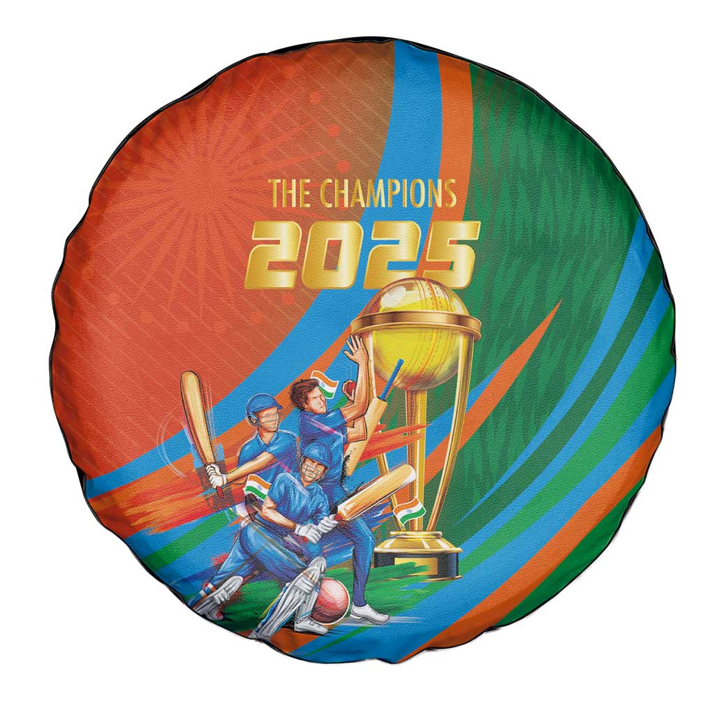 Indian Cricket Men in Blue The Champion 2025 Spare Tire Cover