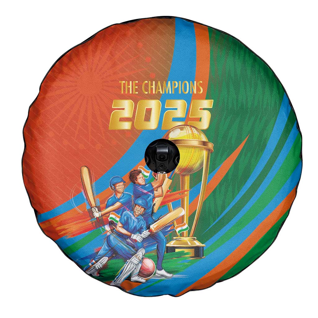 Indian Cricket Men in Blue The Champion 2025 Spare Tire Cover