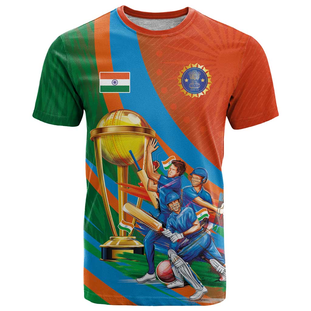 Indian Cricket Men in Blue The Champion 2025 T Shirt