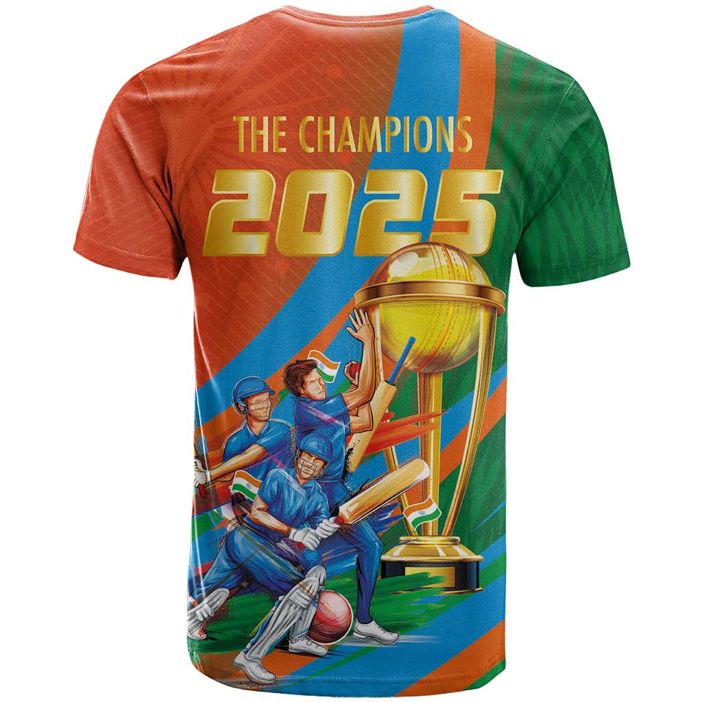 Indian Cricket Men in Blue The Champion 2025 T Shirt