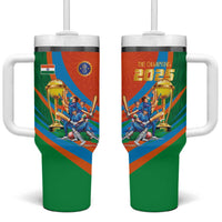 Indian Cricket Men in Blue The Champion 2025 Tumbler With Handle