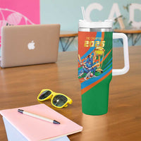 Indian Cricket Men in Blue The Champion 2025 Tumbler With Handle