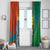Indian Cricket Men in Blue The Champion 2025 Window Curtain
