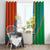 Indian Cricket Men in Blue The Champion 2025 Window Curtain