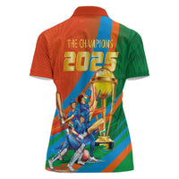 Indian Cricket Men in Blue The Champion 2025 Women Polo Shirt