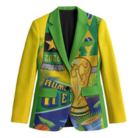 Brasil Football Custom Blazer Rumo ao Hexa 2026