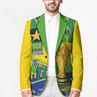 Brasil Football Custom Blazer Rumo ao Hexa 2026