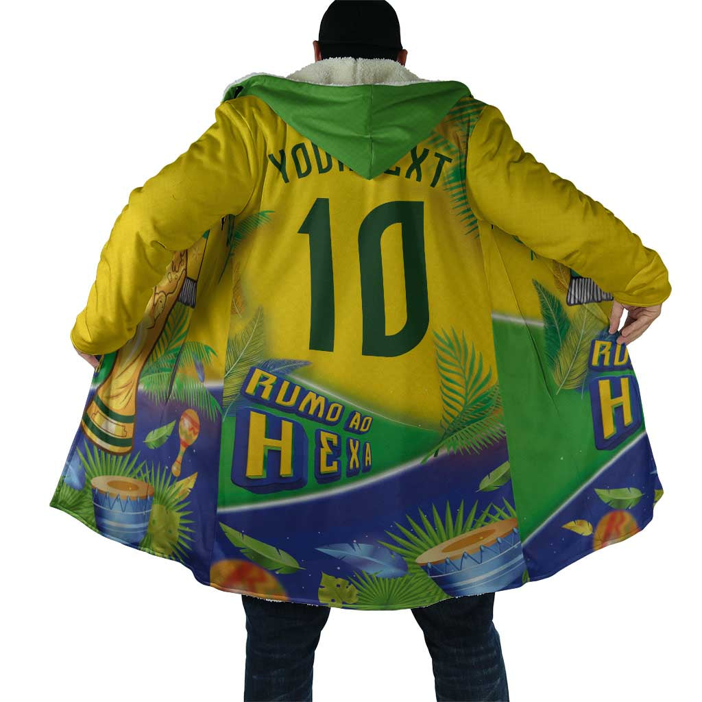 Brasil Football Custom Cloak Rumo ao Hexa 2026