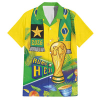 Brasil Football Custom Hawaiian Shirt Rumo ao Hexa 2026