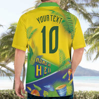 Brasil Football Custom Hawaiian Shirt Rumo ao Hexa 2026