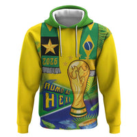 Brasil Football Custom Hoodie Rumo ao Hexa 2026