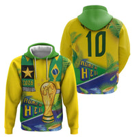 Brasil Football Custom Hoodie Rumo ao Hexa 2026