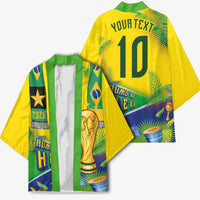 Brasil Football Custom Kimono Rumo ao Hexa 2026