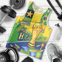 Brasil Football Custom Men Tank Top Rumo ao Hexa 2026