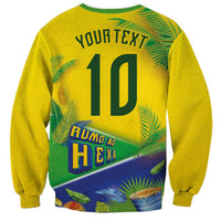 Brasil Football Custom Sweatshirt Rumo ao Hexa 2026