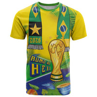 Brasil Football Custom T Shirt Rumo ao Hexa 2026