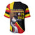 Uganda Independence Day with Crowned Cranes Baseball Jersey - Wonder Print Shop