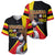 Uganda Independence Day with Crowned Cranes Baseball Jersey - Wonder Print Shop