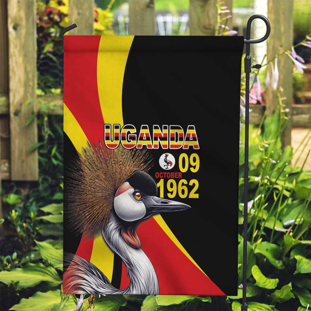 Uganda Independence Day with Crowned Cranes Garden Flag - Wonder Print Shop