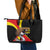 Uganda Independence Day with Crowned Cranes Leather Tote Bag - Wonder Print Shop