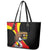 Uganda Independence Day with Crowned Cranes Leather Tote Bag - Wonder Print Shop
