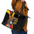 Uganda Independence Day with Crowned Cranes Leather Tote Bag - Wonder Print Shop