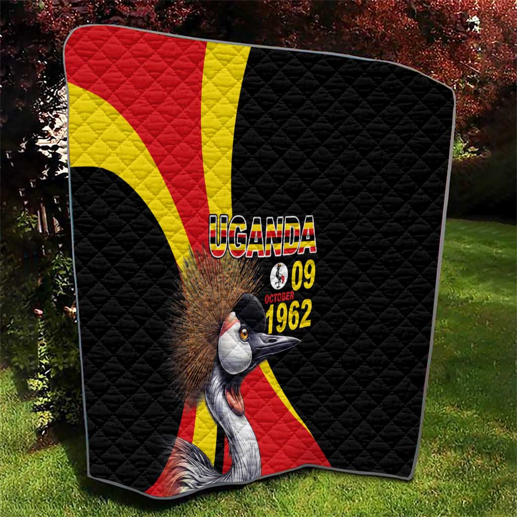 Uganda Independence Day with Crowned Cranes Quilt - Wonder Print Shop