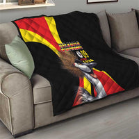 Uganda Independence Day with Crowned Cranes Quilt - Wonder Print Shop