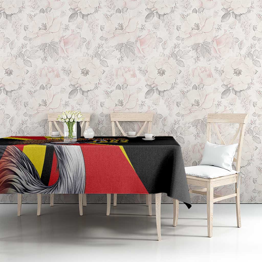 Uganda Independence Day with Crowned Cranes Tablecloth - Wonder Print Shop