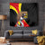 Uganda Independence Day with Crowned Cranes Tapestry - Wonder Print Shop
