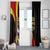 Uganda Independence Day with Crowned Cranes Window Curtain - Wonder Print Shop