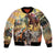 Kentucky Horses Racing Watercolor Bomber Jacket - Wonder Print Shop
