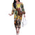 Kentucky Horses Racing Watercolor Family Matching Off The Shoulder Long Sleeve Dress and Hawaiian Shirt - Wonder Print Shop
