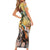 Kentucky Horses Racing Watercolor Short Sleeve Bodycon Dress - Wonder Print Shop