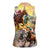Kentucky Horses Racing Watercolor Women Sleeveless Polo Shirt - Wonder Print Shop