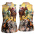 Kentucky Horses Racing Watercolor Women Sleeveless Polo Shirt - Wonder Print Shop