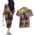 Kentucky Hosts Horse Races Watercolor Couples Matching Off The Shoulder Long Sleeve Dress and Hawaiian Shirt - Wonder Print Shop